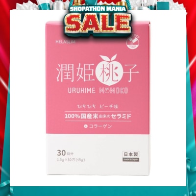 HELASLIM - Uruhime Momoko Ceramide + Collagen Supplement 30s