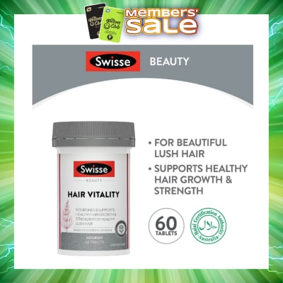 SWISSE - Beauty Hair Vitality Tablet (Nourish & Support Healthy Hair Growth) 60s