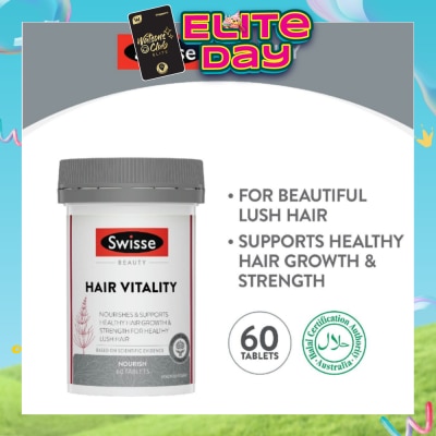 SWISSE - Beauty Hair Vitality Tablet (Nourish & Support Healthy Hair Growth) 60s