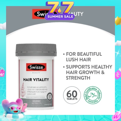 SWISSE - Beauty Hair Vitality Tablet (Nourish & Support Healthy Hair Growth) 60s