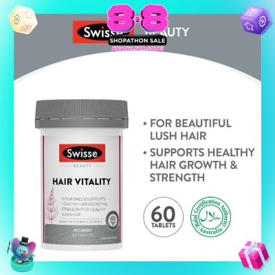 SWISSE - Beauty Hair Vitality Tablet (Nourish & Support Healthy Hair Growth) 60s