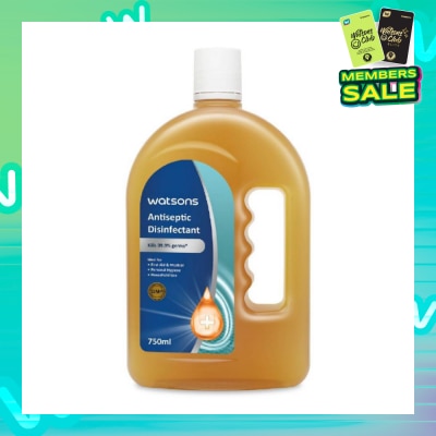WATSONS Antiseptic Disinfectant (Kills 99.9% Germs) 750ml