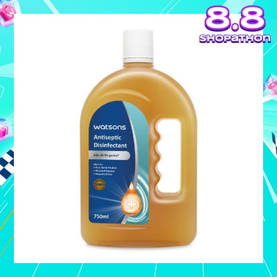 WATSONS Antiseptic Disinfectant (Kills 99.9% Germs) 750ml
