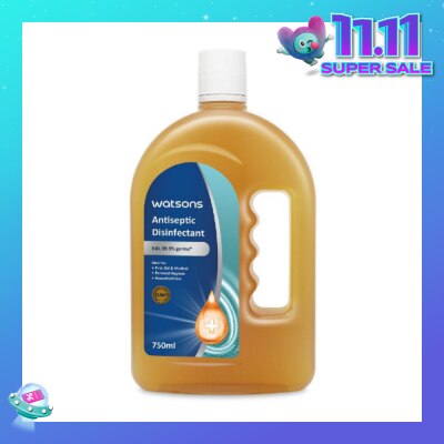 WATSONS Antiseptic Disinfectant (Kills 99.9% Germs) 750ml