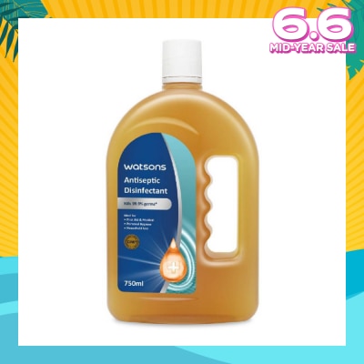 WATSONS Antiseptic Disinfectant (Kills 99.9% Germs) 750ml