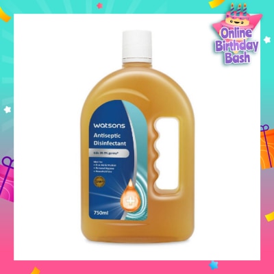 WATSONS Antiseptic Disinfectant (Kills 99.9% Germs) 750ml