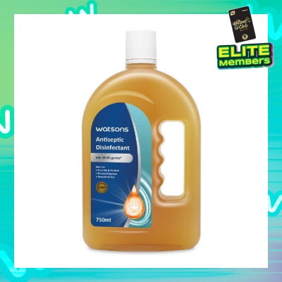 WATSONS Antiseptic Disinfectant (Kills 99.9% Germs) 750ml