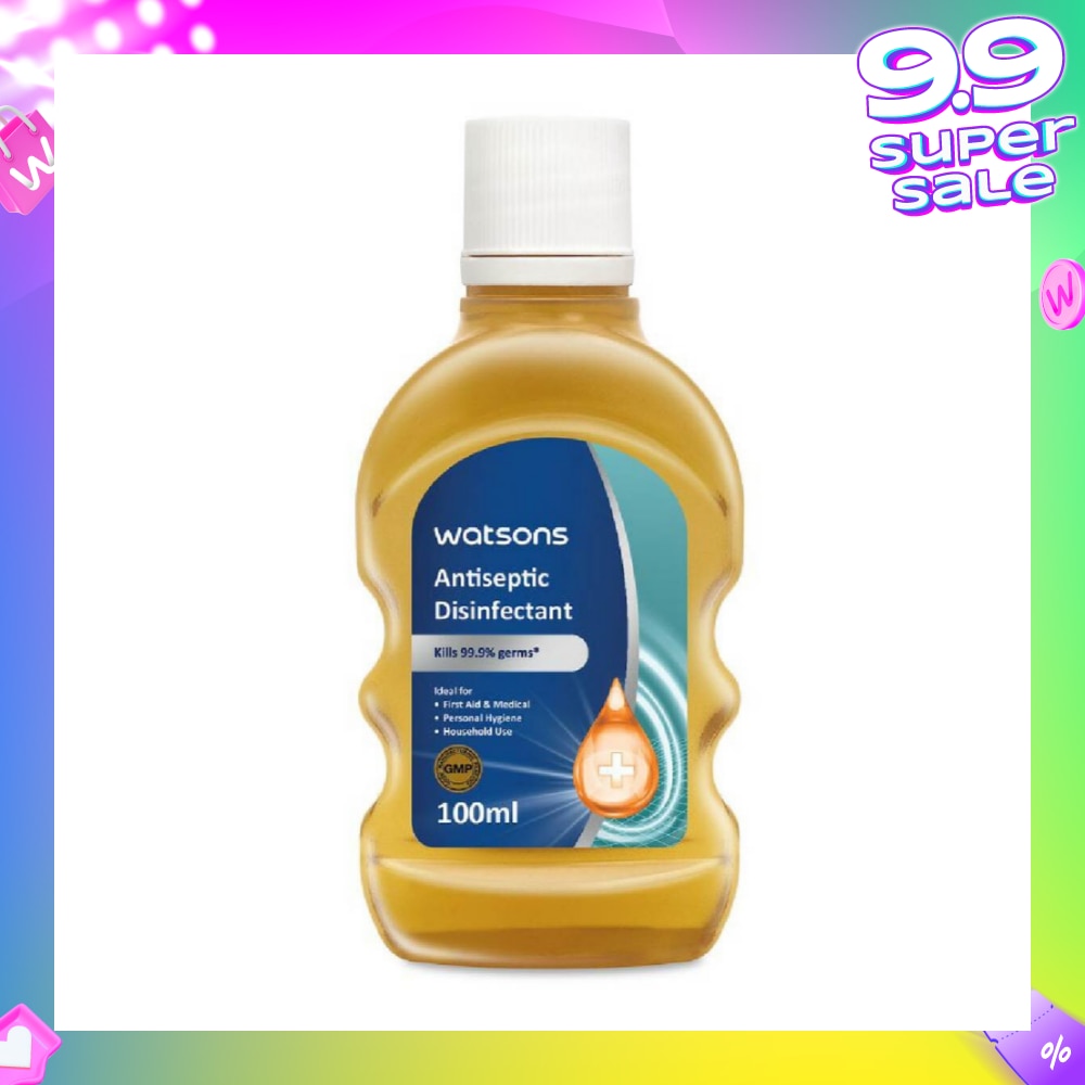 Antiseptic Disinfectant (Kills 99.9% Germs) 100ML