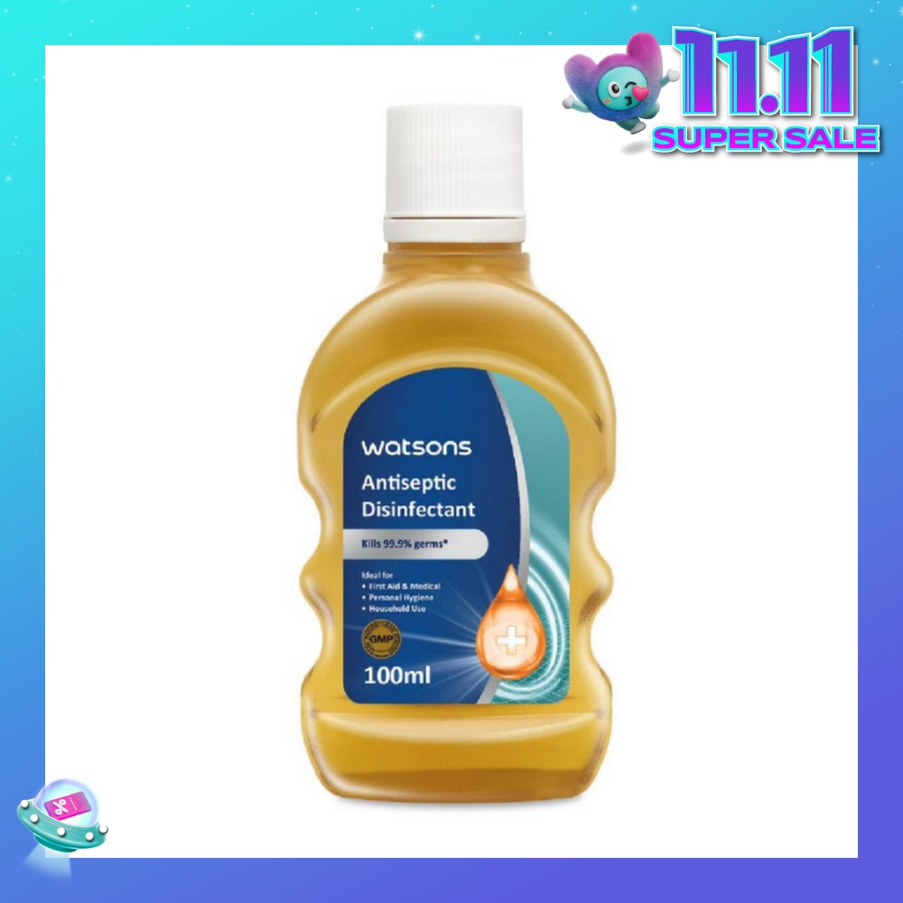 Antiseptic Disinfectant (Kills 99.9% Germs) 100ML