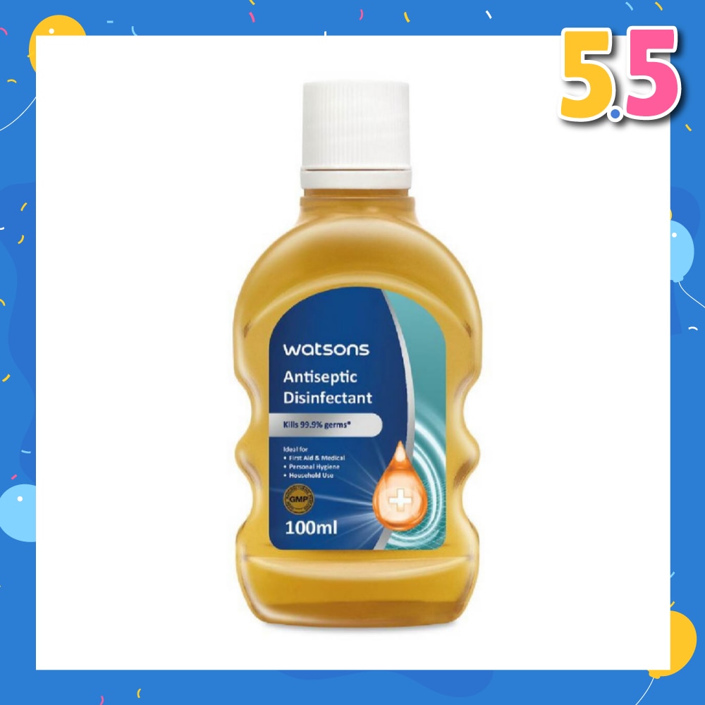 Antiseptic Disinfectant (Kills 99.9% Germs) 100ML