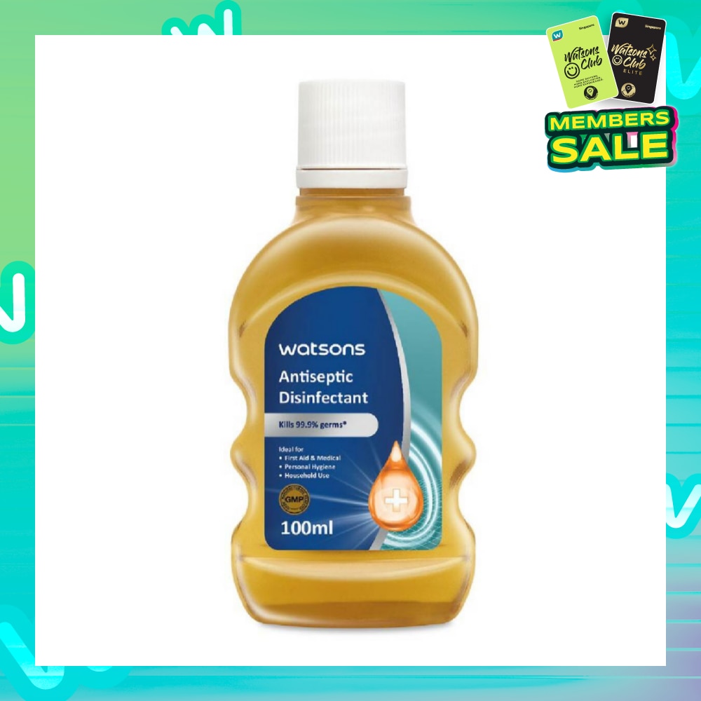 Antiseptic Disinfectant (Kills 99.9% Germs) 100ML