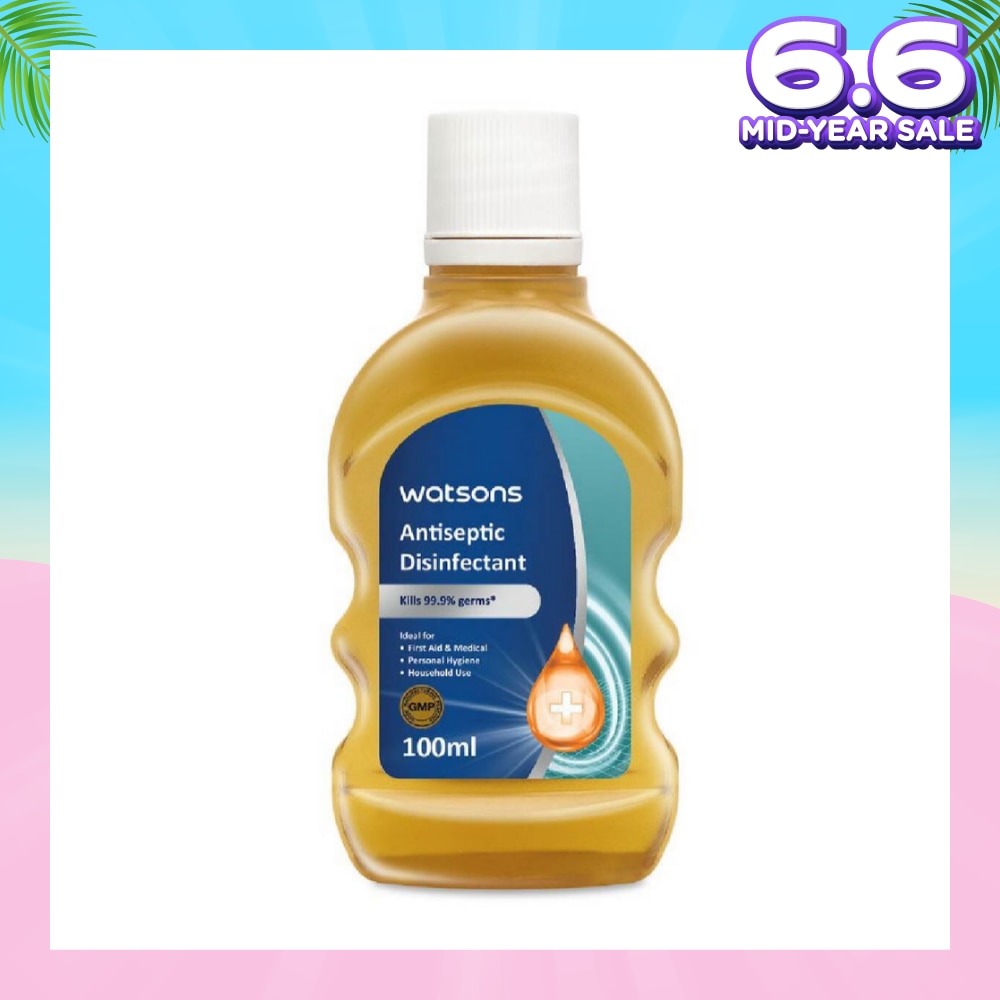 Antiseptic Disinfectant (Kills 99.9% Germs) 100ML