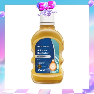 WATSONS - Antiseptic Disinfectant (Kills 99.9% Germs) 100ML