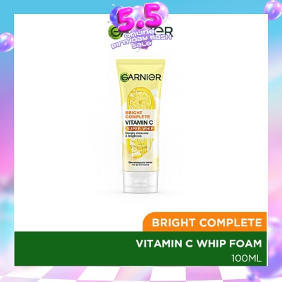 GARNIER - Bright Complete Vitamin C Super Whip Foam 100ml