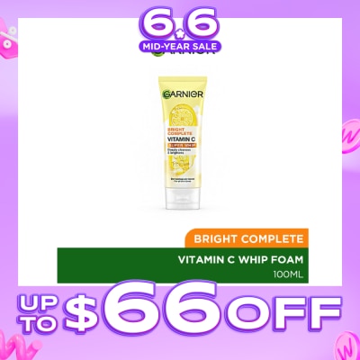 GARNIER - Bright Complete Vitamin C Super Whip Foam 100ml