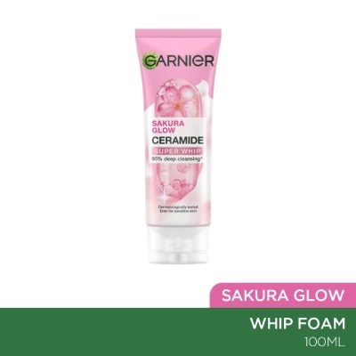 GARNIER - Sakura Glow Ceramide Super Whip Foam 100ml