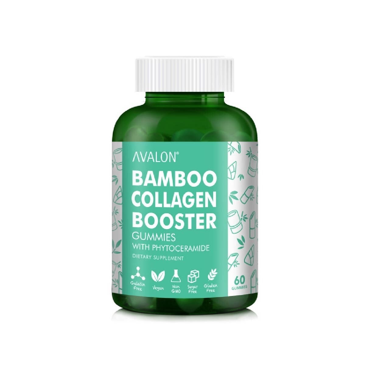 Bamboo Collagen Booster Gummies (Vegan Friendly + Sugar Free) 60s