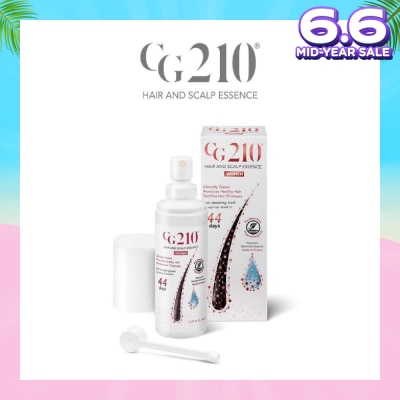 CG210 Hair And Scalp For Women (100% Natural Hair Loss Treatment + Suitable For Alopecia + Falling / Balding Hair + Receding Hairline & Hair Loss + Resulting In Thicker & Darker Hair) 80ml