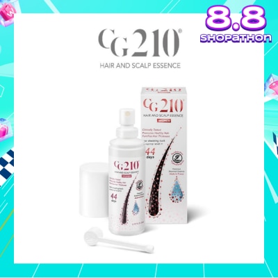CG210 Hair And Scalp For Women (100% Natural Hair Loss Treatment + Suitable For Alopecia + Falling / Balding Hair + Receding Hairline & Hair Loss + Resulting In Thicker & Darker Hair) 80ml