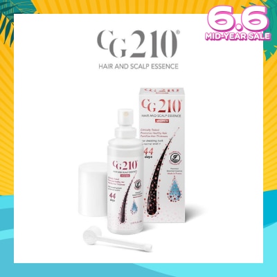 CG210 Hair And Scalp For Women (100% Natural Hair Loss Treatment + Suitable For Alopecia + Falling / Balding Hair + Receding Hairline & Hair Loss + Resulting In Thicker & Darker Hair) 80ml