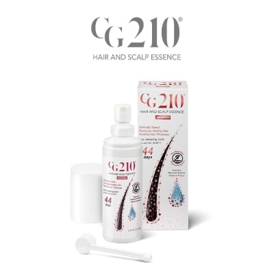 CG210 Hair And Scalp For Women (100% Natural Hair Loss Treatment + Suitable For Alopecia + Falling / Balding Hair + Receding Hairline & Hair Loss + Resulting In Thicker & Darker Hair) 80ml