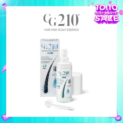 CG210 Hair And Scalp For Men (100% Natural Hair Loss Treatment + Suitable For Alopecia + Falling / Balding Hair + Receding Hairline & Hair Loss + Resulting In Thicker & Darker Hair) 80ml