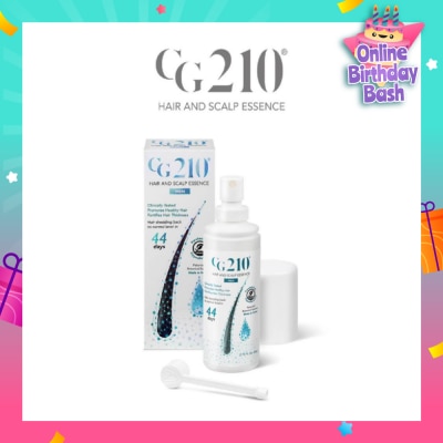 CG210 Hair And Scalp For Men (100% Natural Hair Loss Treatment + Suitable For Alopecia + Falling / Balding Hair + Receding Hairline & Hair Loss + Resulting In Thicker & Darker Hair) 80ml