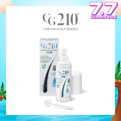 CG210 Hair And Scalp For Men (100% Natural Hair Loss Treatment + Suitable For Alopecia + Falling / Balding Hair + Receding Hairline & Hair Loss + Resulting In Thicker & Darker Hair) 80ml