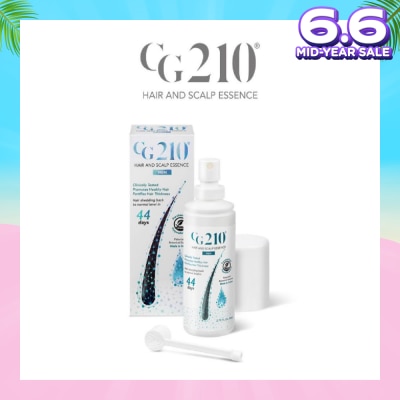 CG210 Hair And Scalp For Men (100% Natural Hair Loss Treatment + Suitable For Alopecia + Falling / Balding Hair + Receding Hairline & Hair Loss + Resulting In Thicker & Darker Hair) 80ml