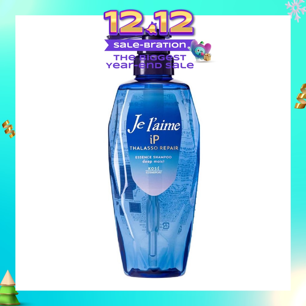JELAIME IP Thalasso Repair Essence Shampoo Deep Moist (Enhance Vibrancy & Texture of Coloured Hair) 480ml