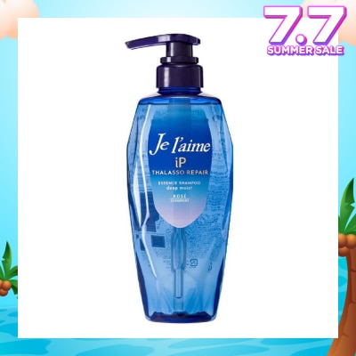 KOSE COSMEPORT JELAIME IP Thalasso Repair Essence Shampoo Deep Moist (Enhance Vibrancy & Texture of Coloured Hair) 480ml