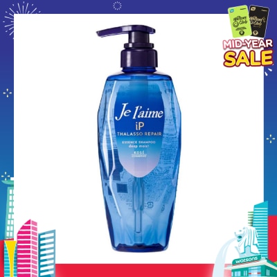 KOSE COSMEPORT JELAIME IP Thalasso Repair Essence Shampoo Deep Moist (Enhance Vibrancy & Texture of Coloured Hair) 480ml