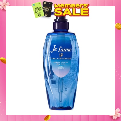 KOSE COSMEPORT JELAIME IP Thalasso Repair Essence Shampoo Deep Moist (Enhance Vibrancy & Texture of Coloured Hair) 480ml
