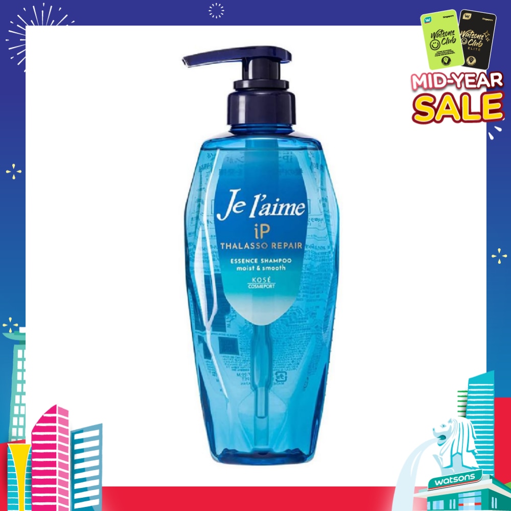 JELAIME IP Thalasso Repair Essence Shampoo Moist And Smooth (Enhance Vibrancy & Texture of Coloured Hair) 480ml