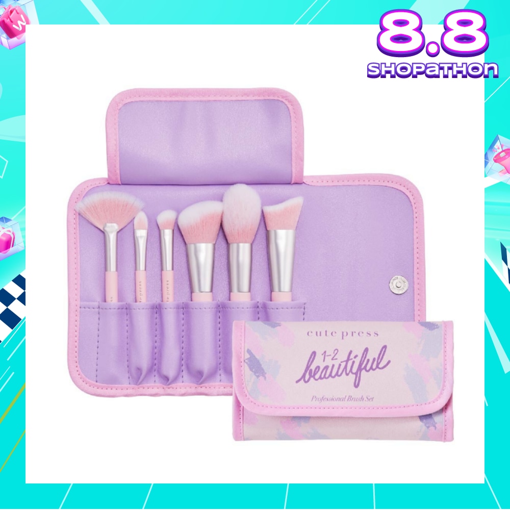 CUTE PRESS Beautiful Professional Brush 6s Set