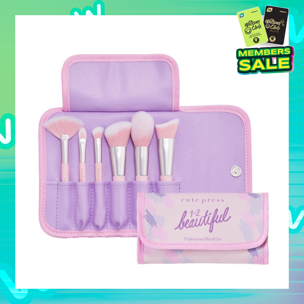 CUTE PRESS Beautiful Professional Brush 6s Set