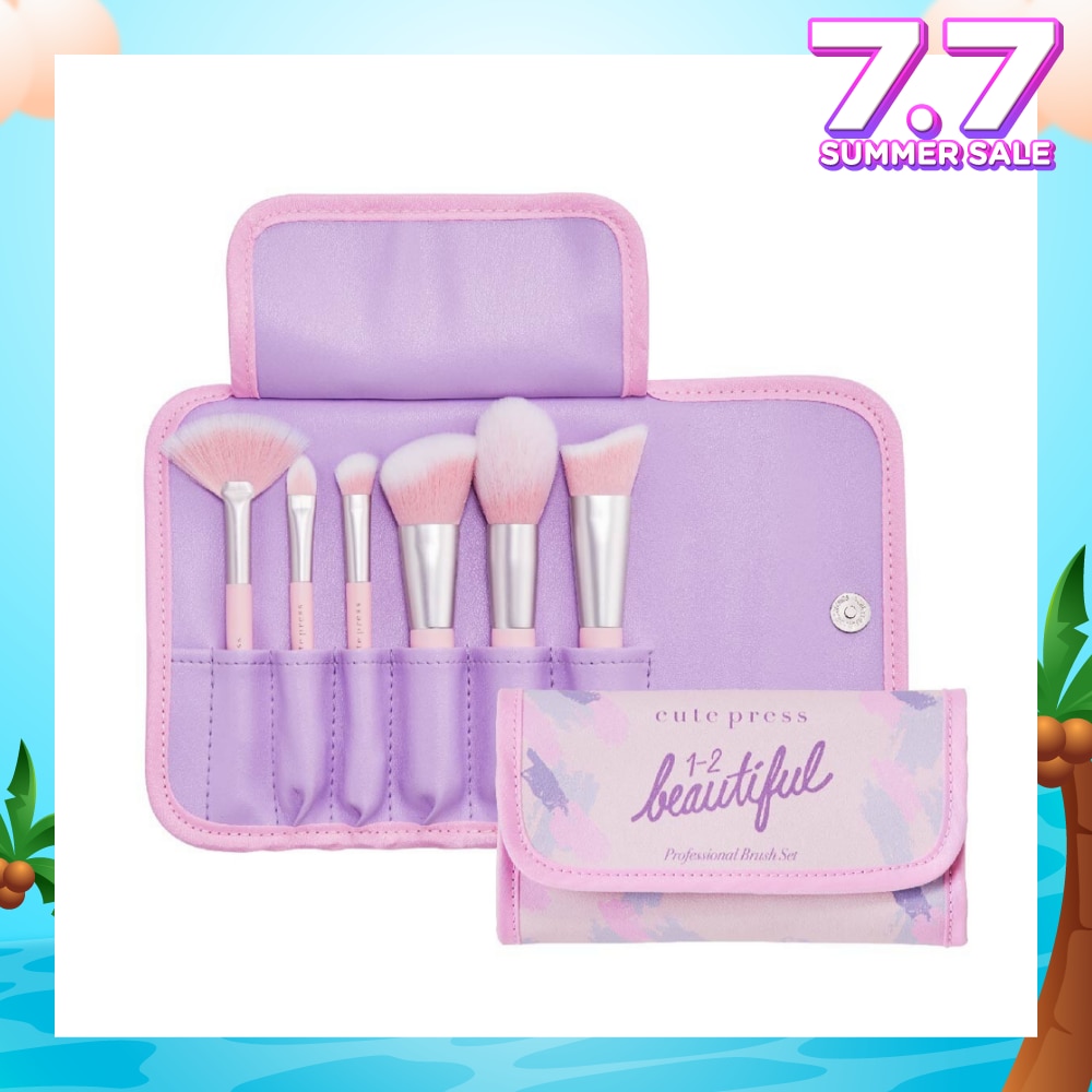 CUTE PRESS Beautiful Professional Brush 6s Set