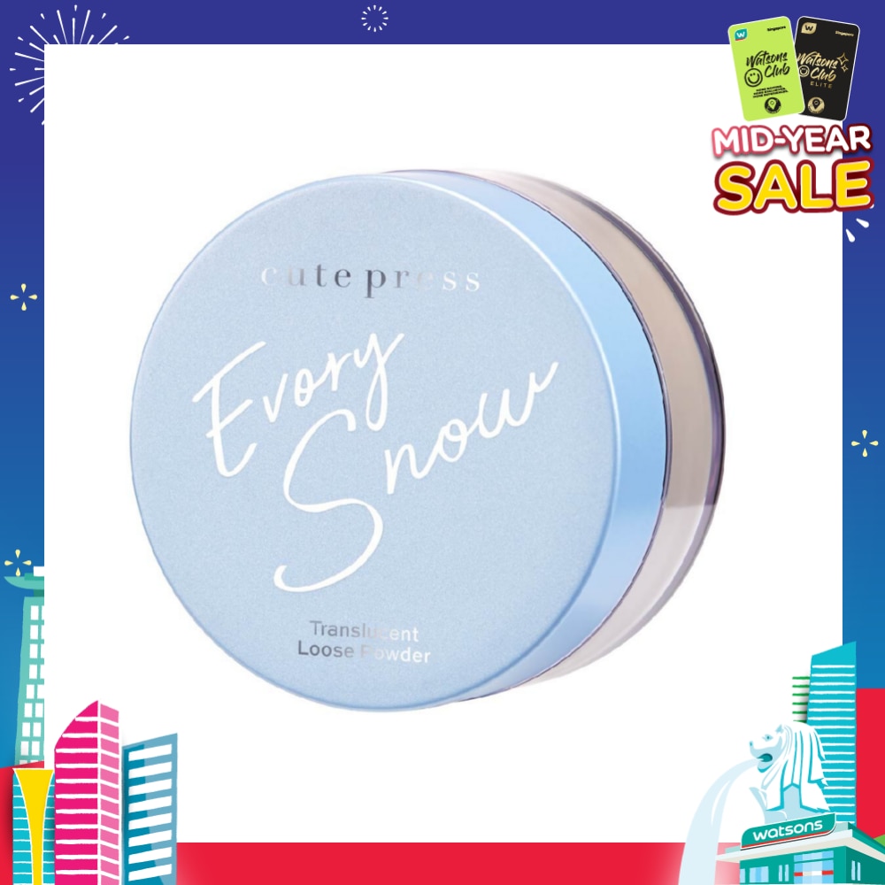 CUTE PRESS Evory Snow Translucent Loose Powder 15g
