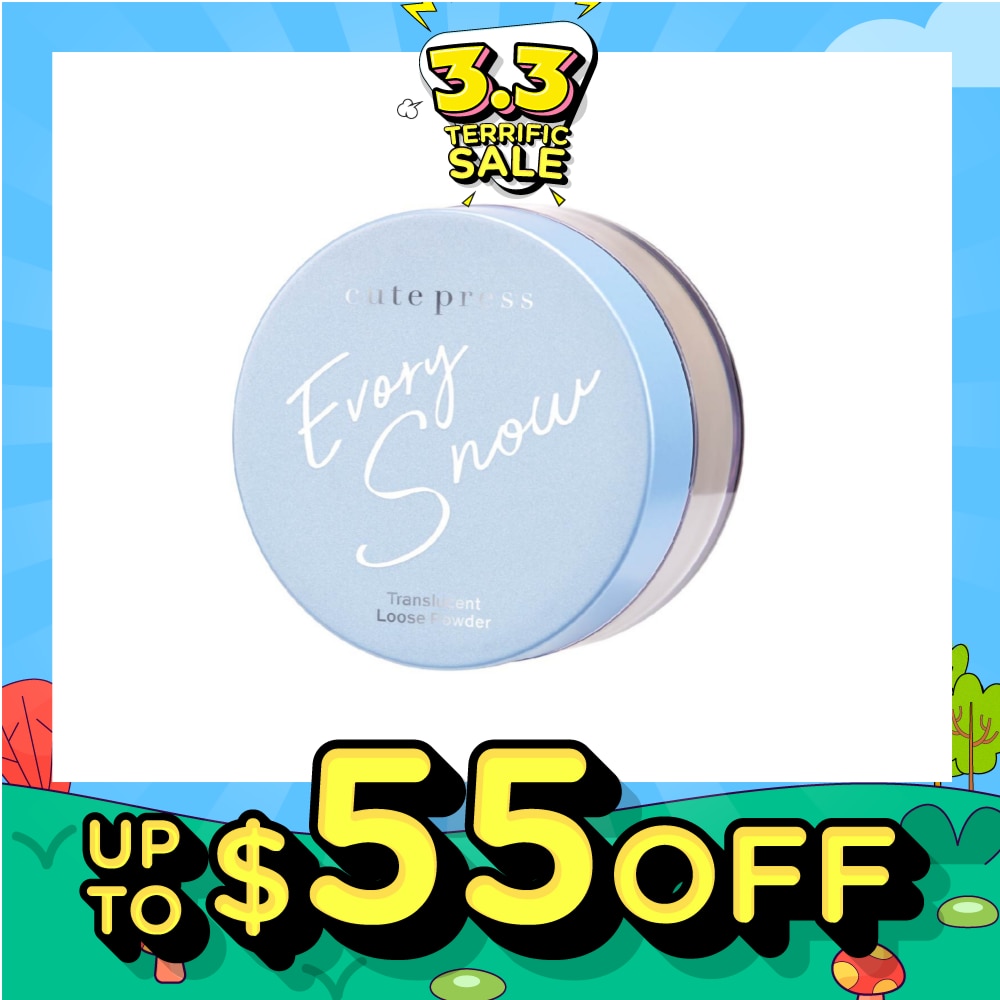 CUTE PRESS Evory Snow Translucent Loose Powder 15g