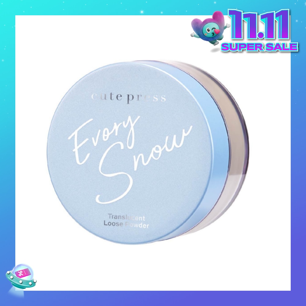 CUTE PRESS Evory Snow Translucent Loose Powder 15g