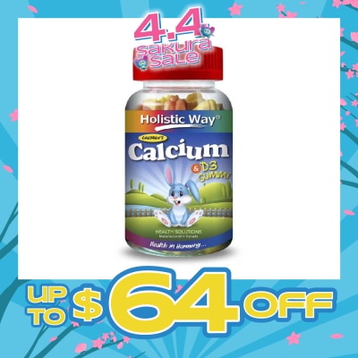 HOLISTIC WAY - Children’s Calcium & D3 Gummy 90s