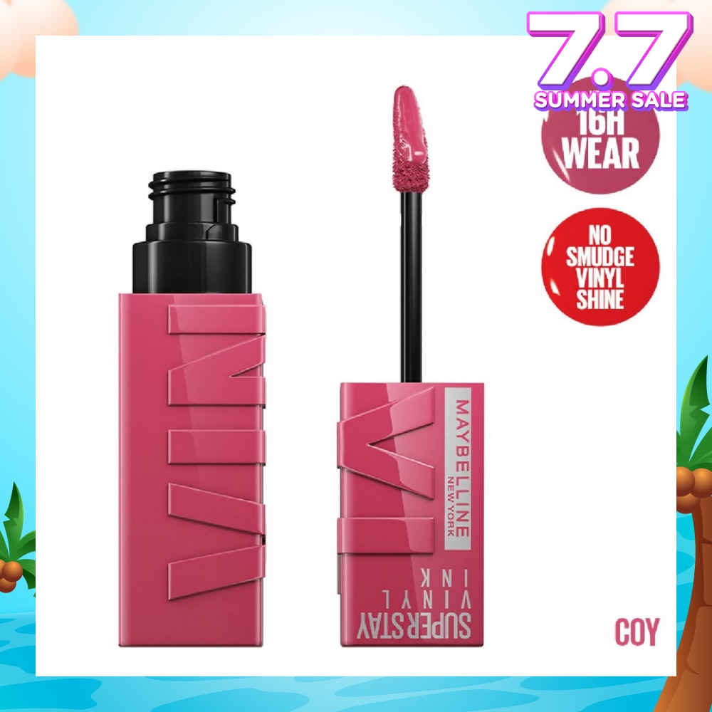 Superstay Vinyl Ink Longwear Liquid Lipcolor Coy (Smudge Proof + Transfer Proof) 1s