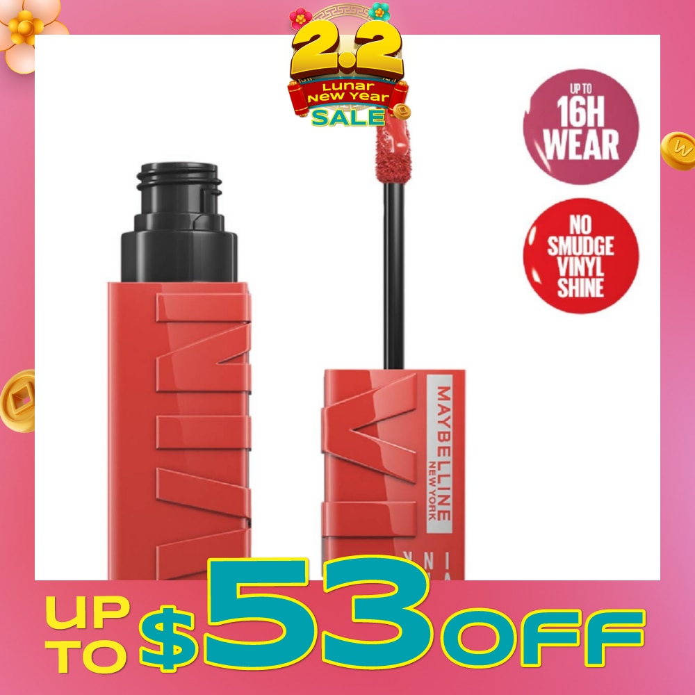 Superstay Vinyl Ink Longwear Liquid Lipcolor Mischievous (Smudge Proof + Transfer Proof) 1s