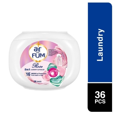 AR FUM 5 in 1 Laundry Capsule Rose 36s