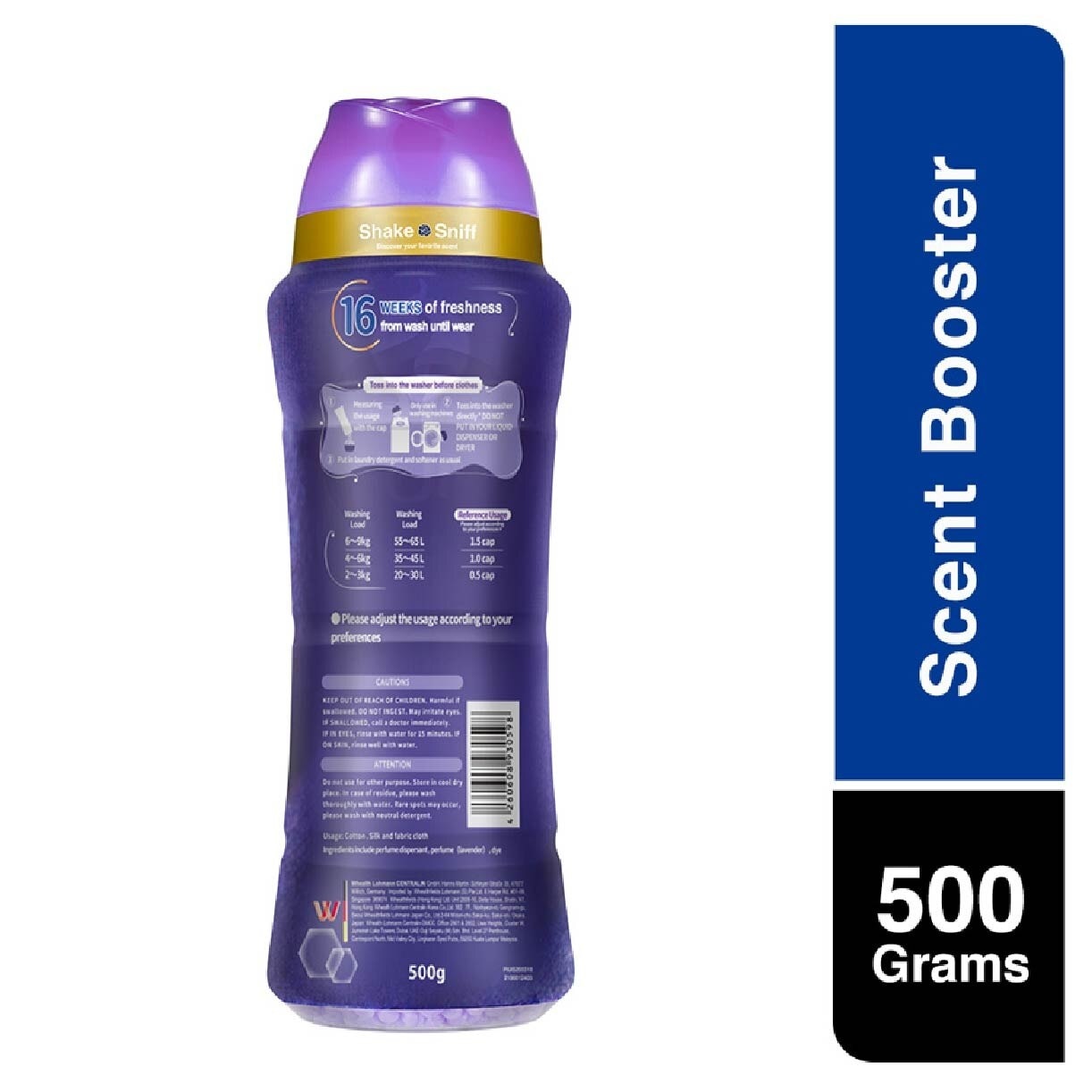 In Wash Scent Booster Lavender Serenity (Remove Odour + Anti-Static + Long Lasting Fragrance) 500g