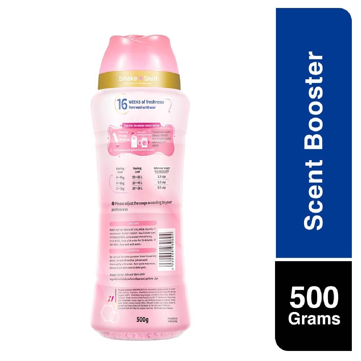 In Wash Scent Booster Pink Love (Remove Odour + Long Lasting Fragrance + Anti-Static) 500g