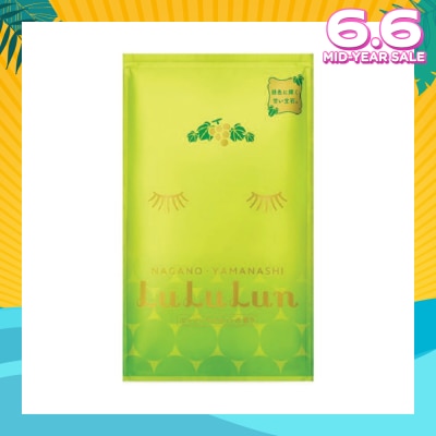 LULULUN Face Mask Sheet Grape GR3 1s (Expiry: Dec`2025)