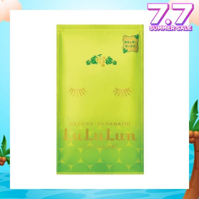 LULULUN Face Mask Sheet Grape GR3 1s (Expiry: Dec`2025)