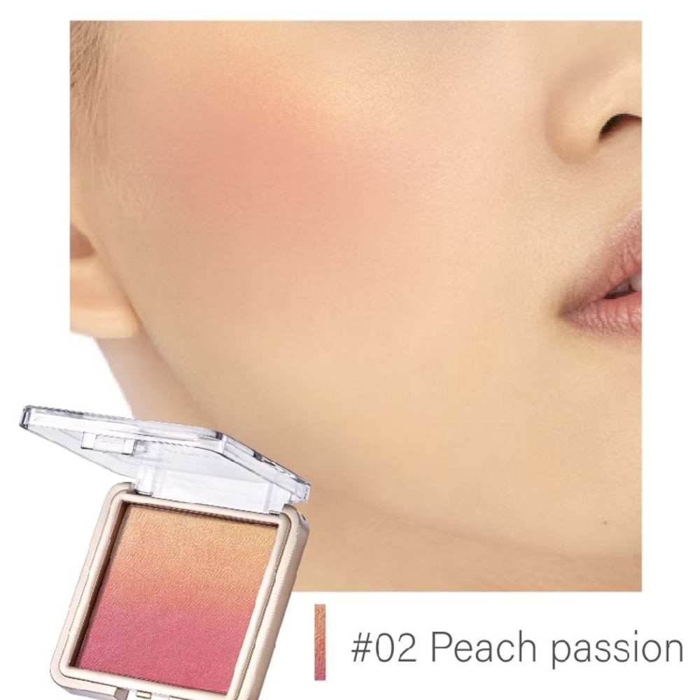 Nonstop Beauty Ombre Mini Blush 02 Peach Passion 1s