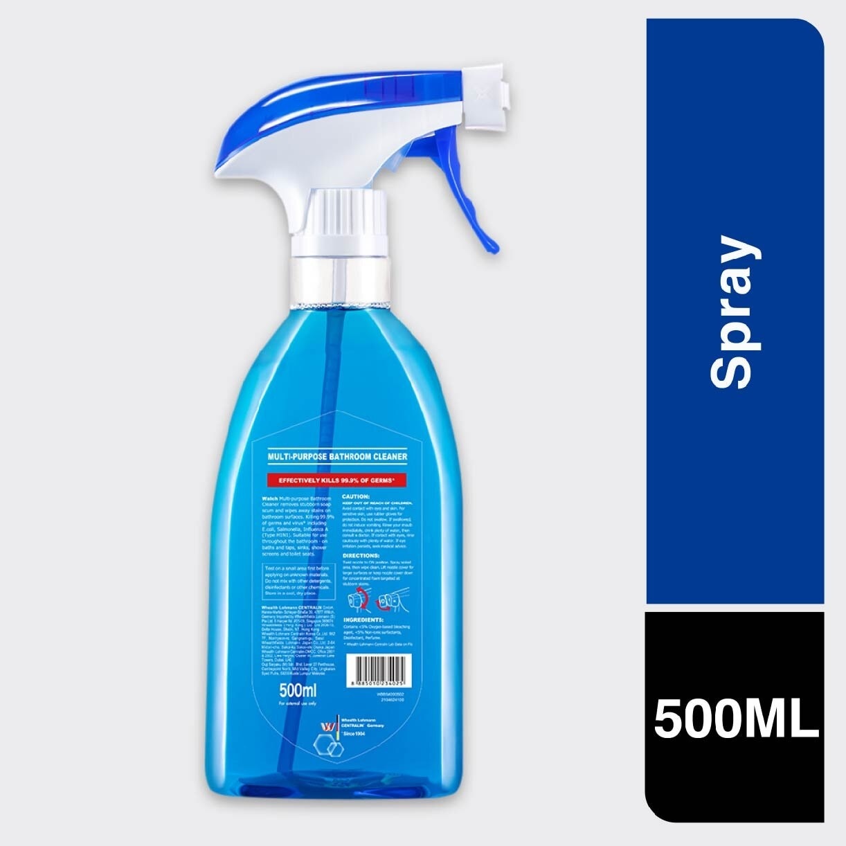 Multi-Purpose Cleaner 2X Bathroom (Kills 99.9% Germs + Suitable For Use Throughout The Bathroom) 500ml